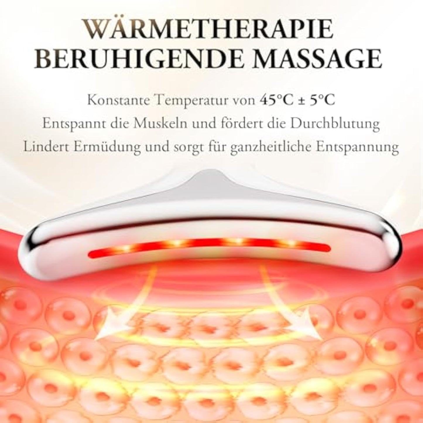 Face Massager Against Wrinkles, Face Beauty Device with 3 Modes