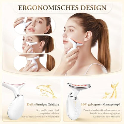 Face Massager Against Wrinkles,  Face Beauty Device with 3 Modes
